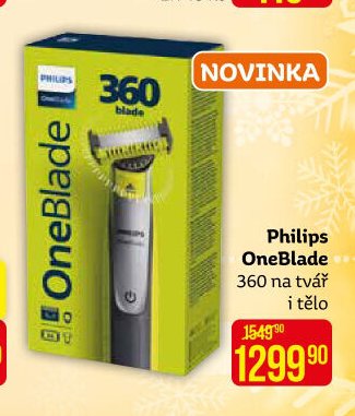 Philips OneBlade 360 na tvář i tělo