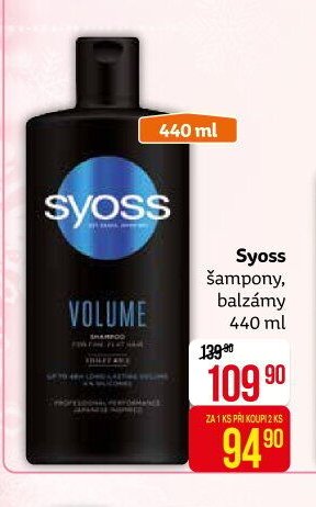 Syoss šampony, balzámy 440 ml