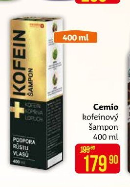 Cemio kofeinový šampon 400 ml