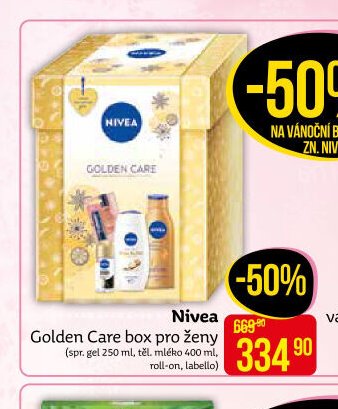 Nivea Golden Care box pro ženy