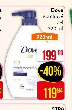 Dove sprchový gel 720 ml