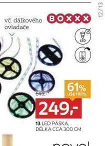 13 LED PÁSKA, DÉLKA CCA 300 CM