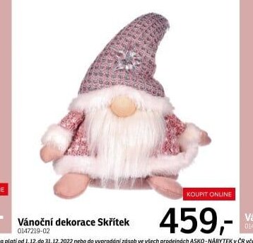 Vánoční dekorace Skřítek