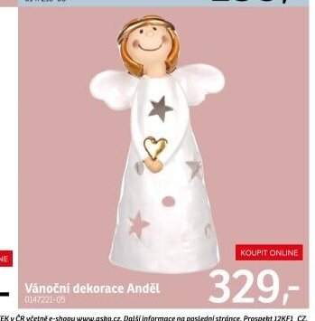 Vánoční dekorace Anděl