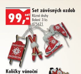 Set závěsných ozdob - UNI HOBBY akcniletaky.com