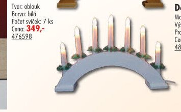 Svícen elektrický (oblouk) - UNI HOBBY akcniletaky.com