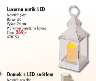 Lucerna antik LED - UNI HOBBY akcniletaky.com