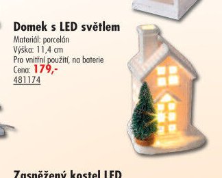 Domek s LED světlem - UNI HOBBY akcniletaky.com