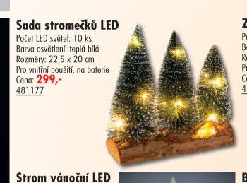 Sada stromečků LED - UNI HOBBY akcniletaky.com