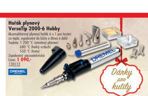 Hořák plynový VersaTip 2000-6 Hobby - UNI HOBBY akcniletaky.com