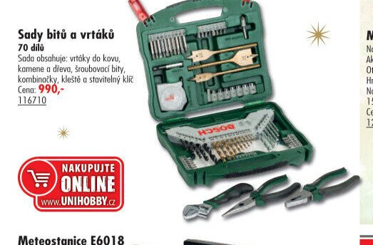 Sady bitů a vrtáků 70 dílů - UNI HOBBY akcniletaky.com