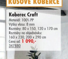 Koberec Craft - UNI HOBBY akcniletaky.com