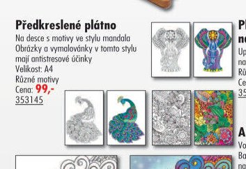Předkreslené plátno - UNI HOBBY akcniletaky.com