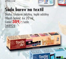 Sada barev na textil - UNI HOBBY akcniletaky.com