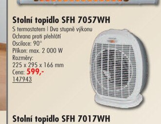 Stolní topidlo SFH 7057WH - UNI HOBBY akcniletaky.com