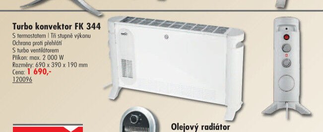 Turbo konvektor FK 344 - UNI HOBBY akcniletaky.com