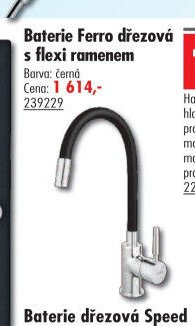 Baterie Ferro dřezová s flexi ramenem - UNI HOBBY akcniletaky.com