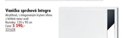Vanička sprchová Integro - UNI HOBBY akcniletaky.com
