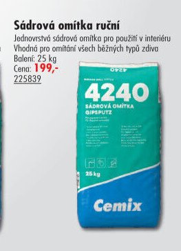 Sádrová omítka ruční - UNI HOBBY akcniletaky.com