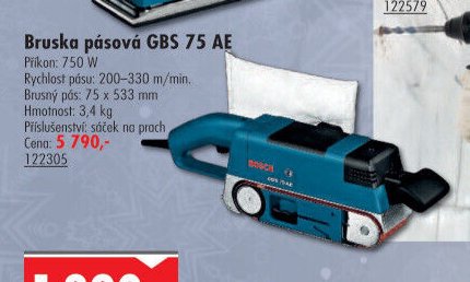 Bruska pásová GBS 75 AE - UNI HOBBY akcniletaky.com
