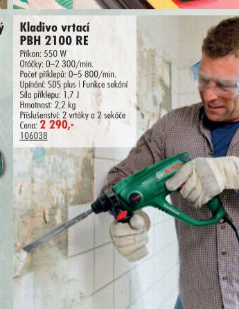Kladivo vrtací PBH 2100 RE - UNI HOBBY akcniletaky.com