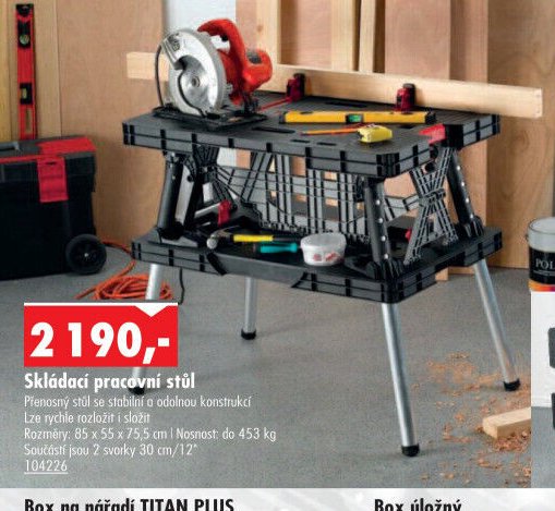 Skládací pracovní stůl - UNI HOBBY akcniletaky.com