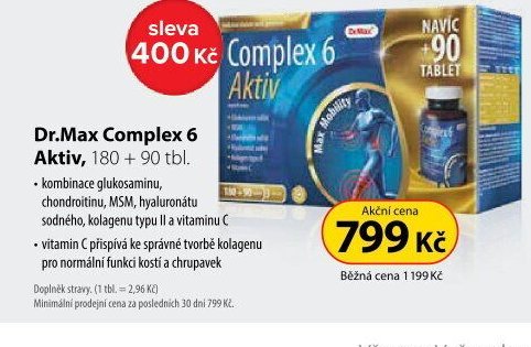Dr.Max Complex 6 Aktiv, 180 + 90 tbl.