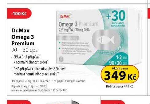 Dr.Max Omega 3 Premium 90 + 30 cps.