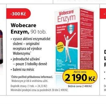 Wobecare Enzym 90 tob.