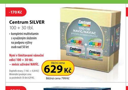 Centrum SILVER 100 + 30 tbl.