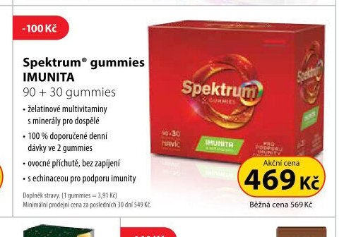 Spektrum gummies IMUNITA 90 + 30 gummies