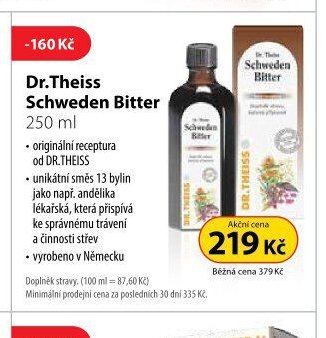 Dr.Theiss Schweden Bitter 250 ml