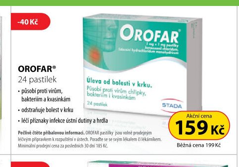 OROFAR 24 pastilek