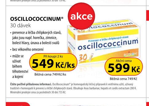 OSCILLOCOCCINUM 30 dávek