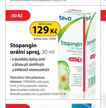 Stopangin orální sprej, 30 ml