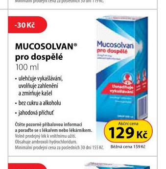 MUCOSOLVAN pro dospělé 100 ml