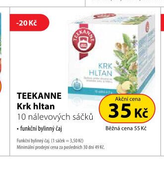TEEKANNE Krk hltan 10 nálevových sáčků
