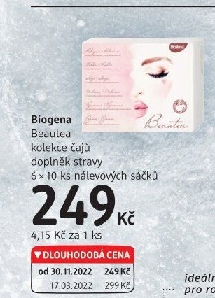 Kolekce čajů Beautea Biogena