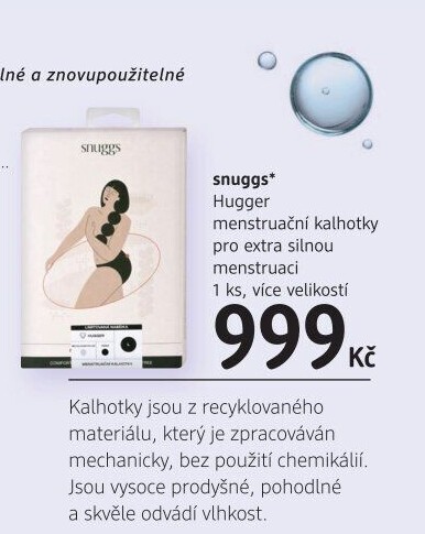 Menstruační kalhotky Snuggs