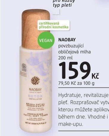 Mlha na obličej NAOBAY