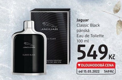 Toaletní voda pánská Classic Black Jaguar