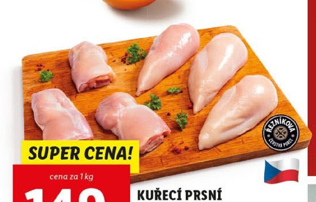 Kuřecí prsní a stehenní řízky mix