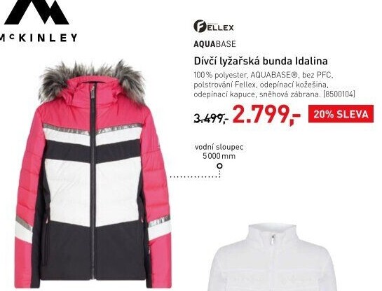 Dívčí lyžařská bunda McKINLEY