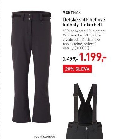 Dívčí lyžařské softshellové kalhoty McKINLEY