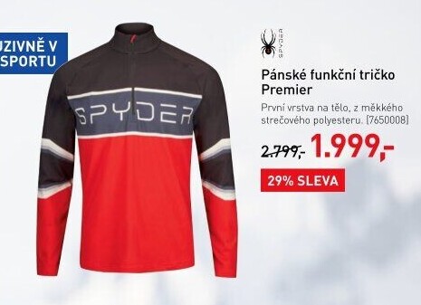Pánské termo tričko Spyder
