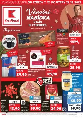 akční leták Kaufland 7.12.2022-13.12.2022
