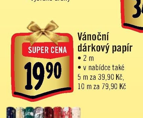 Vánoční dárkový papír