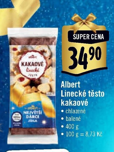 Albert Linecké těsto kakaové