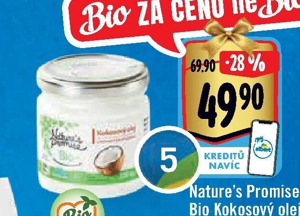 Nature's Promise Bio Kokosový olej
