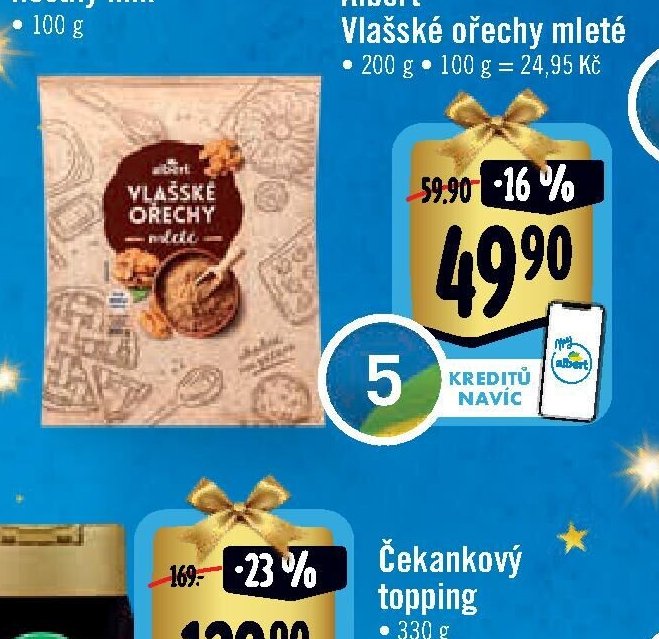 Albert Vlašské ořechy mleté